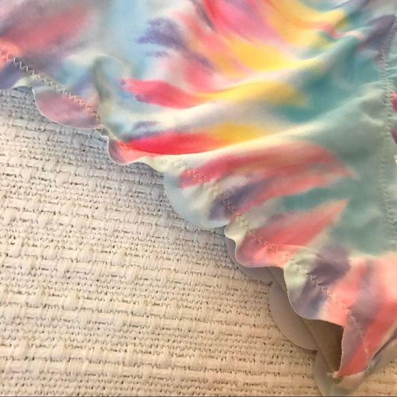 NWT $99 October Love | Mermaid Shell Bikini | Pastel Tie Dye - Picture 5 of 16